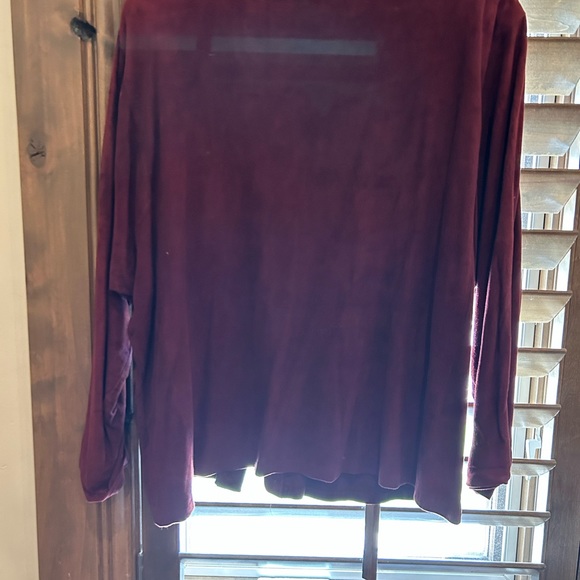 Vintage J Foss burgundy suede jacket, Size Medium. - Picture 4 of 5